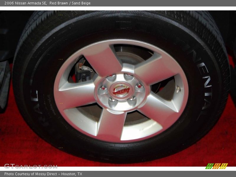 Red Brawn / Sand Beige 2006 Nissan Armada SE