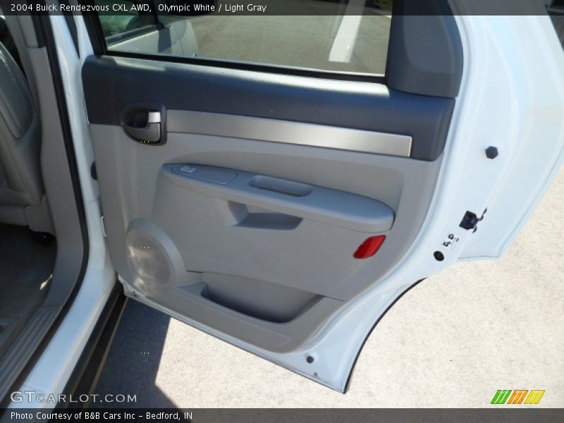 Olympic White / Light Gray 2004 Buick Rendezvous CXL AWD