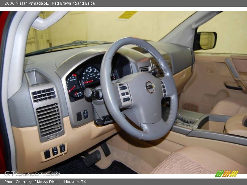 Red Brawn / Sand Beige 2006 Nissan Armada SE
