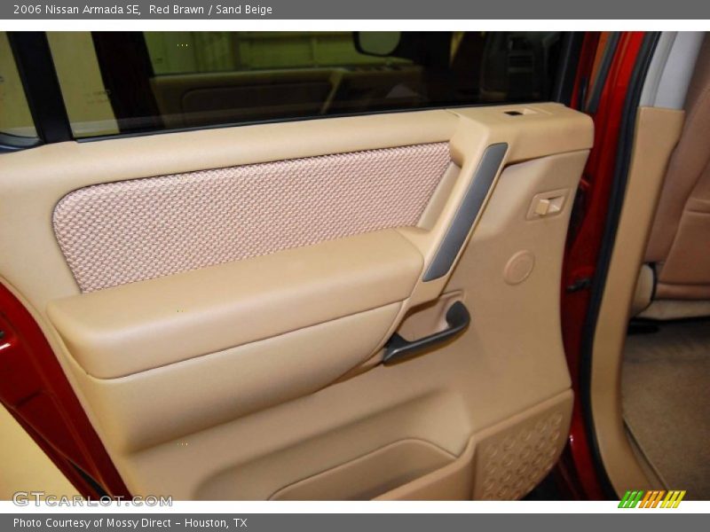 Red Brawn / Sand Beige 2006 Nissan Armada SE