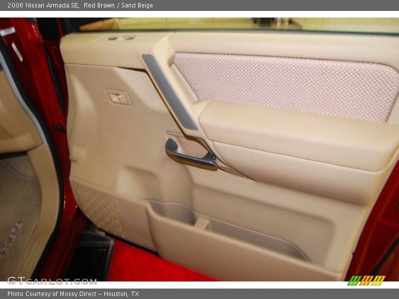 Red Brawn / Sand Beige 2006 Nissan Armada SE