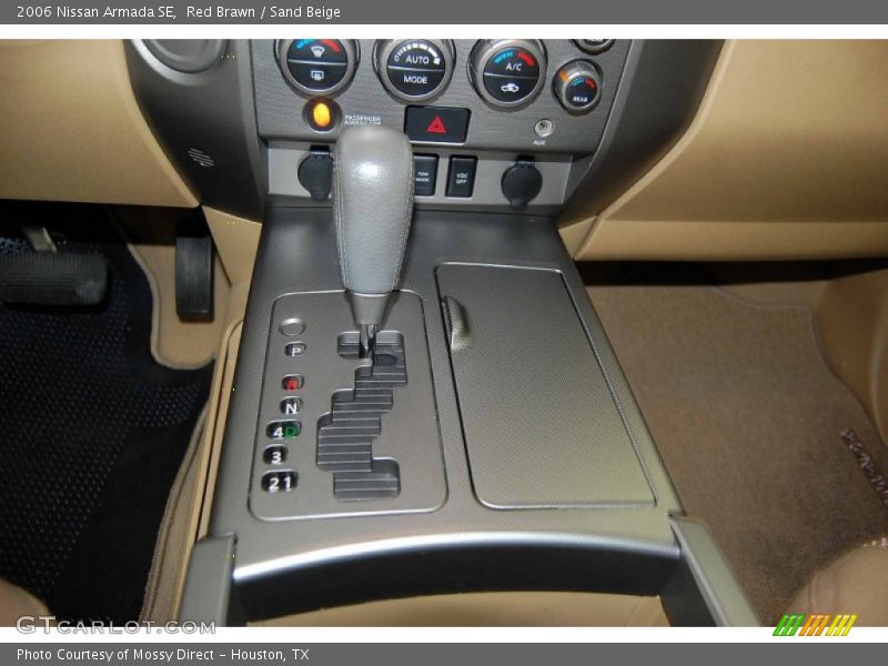 Red Brawn / Sand Beige 2006 Nissan Armada SE