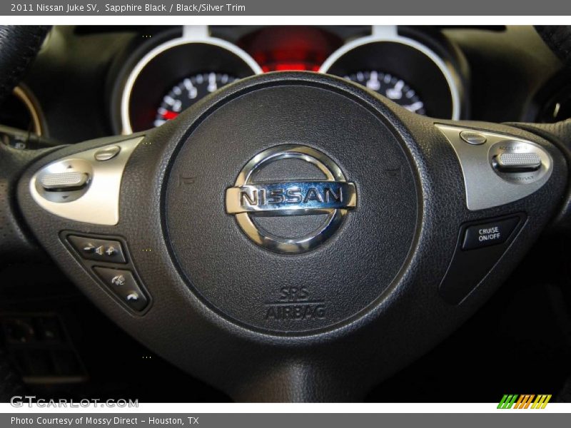 Sapphire Black / Black/Silver Trim 2011 Nissan Juke SV