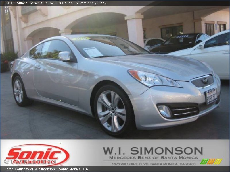 Silverstone / Black 2010 Hyundai Genesis Coupe 3.8 Coupe