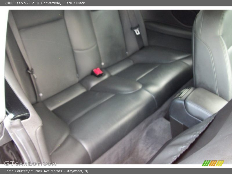 Black / Black 2008 Saab 9-3 2.0T Convertible