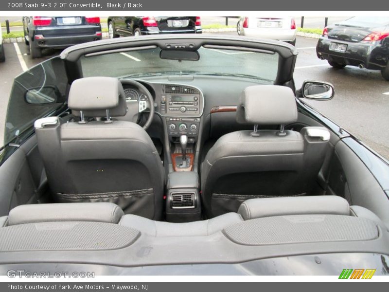 Black / Black 2008 Saab 9-3 2.0T Convertible