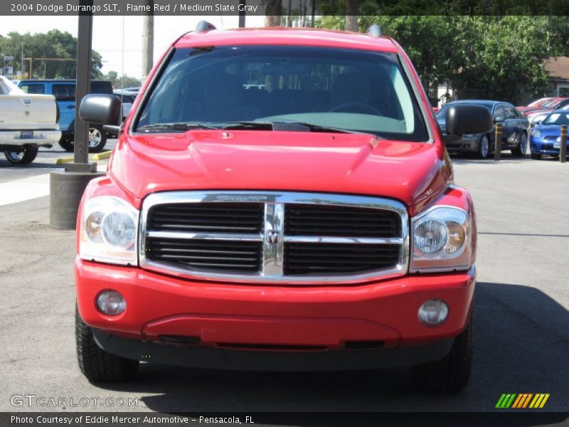 Flame Red / Medium Slate Gray 2004 Dodge Durango SLT