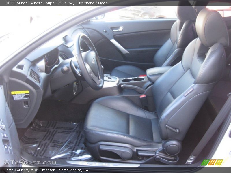Silverstone / Black 2010 Hyundai Genesis Coupe 3.8 Coupe