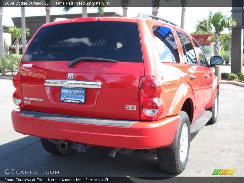 Flame Red / Medium Slate Gray 2004 Dodge Durango SLT