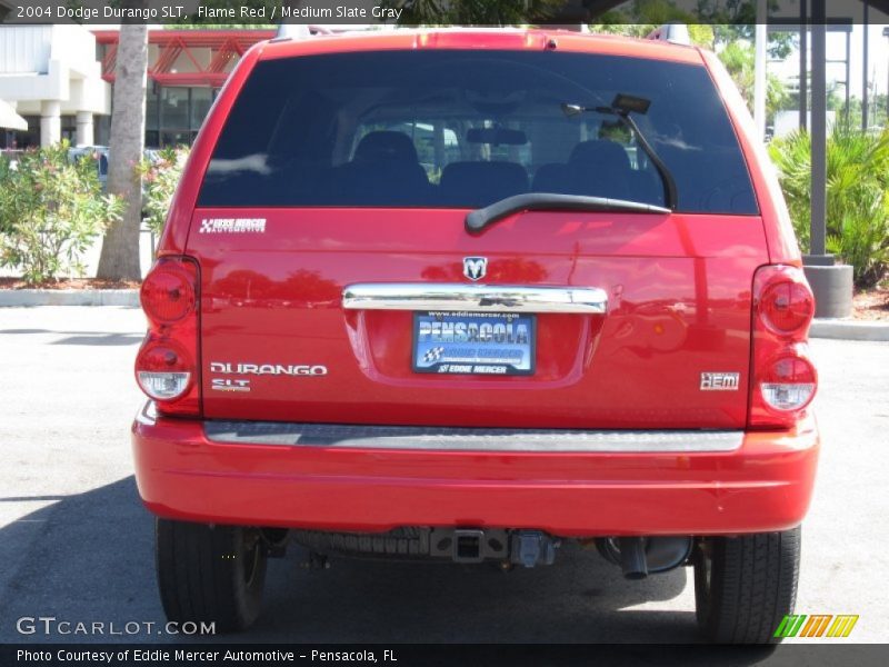 Flame Red / Medium Slate Gray 2004 Dodge Durango SLT