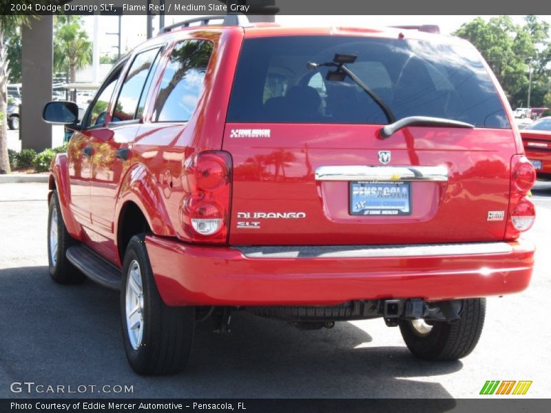 Flame Red / Medium Slate Gray 2004 Dodge Durango SLT