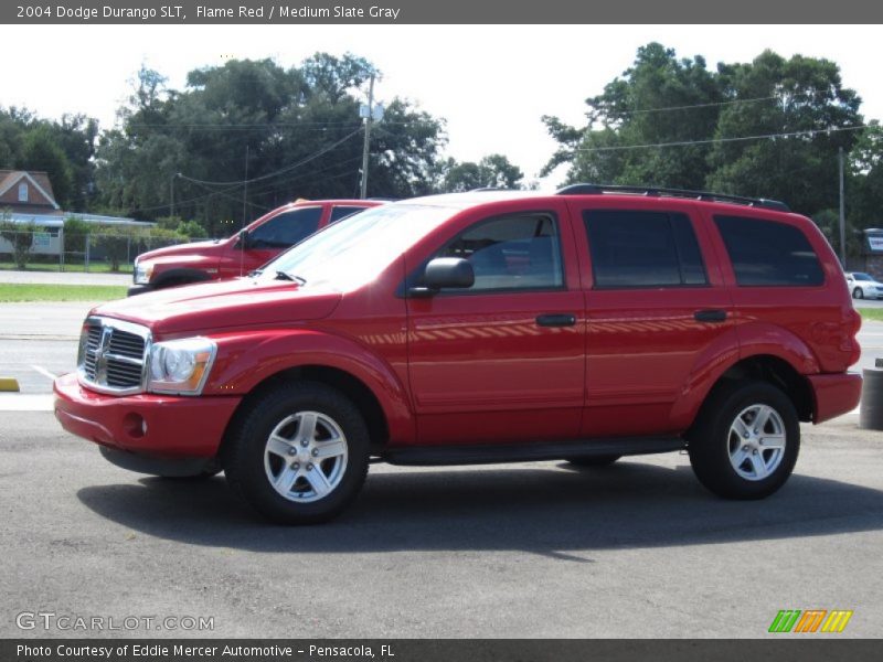 Flame Red / Medium Slate Gray 2004 Dodge Durango SLT
