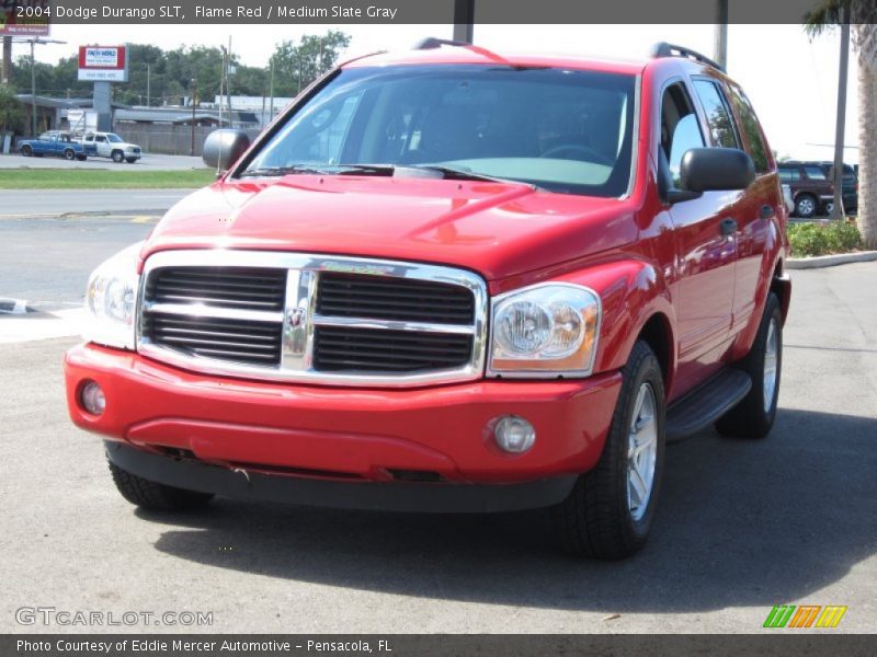 Flame Red / Medium Slate Gray 2004 Dodge Durango SLT