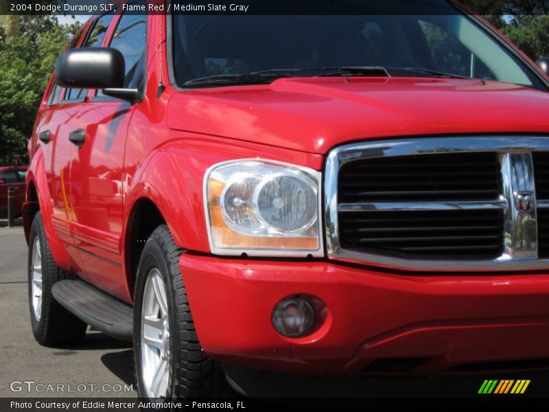 Flame Red / Medium Slate Gray 2004 Dodge Durango SLT