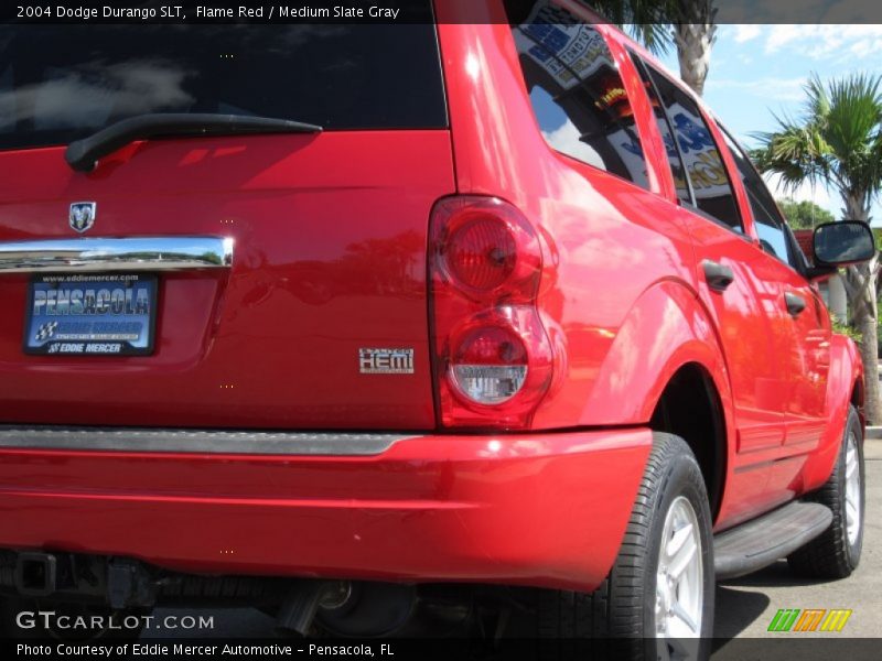 Flame Red / Medium Slate Gray 2004 Dodge Durango SLT