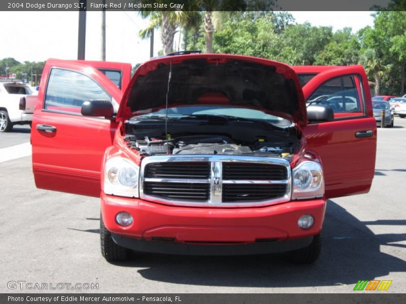Flame Red / Medium Slate Gray 2004 Dodge Durango SLT