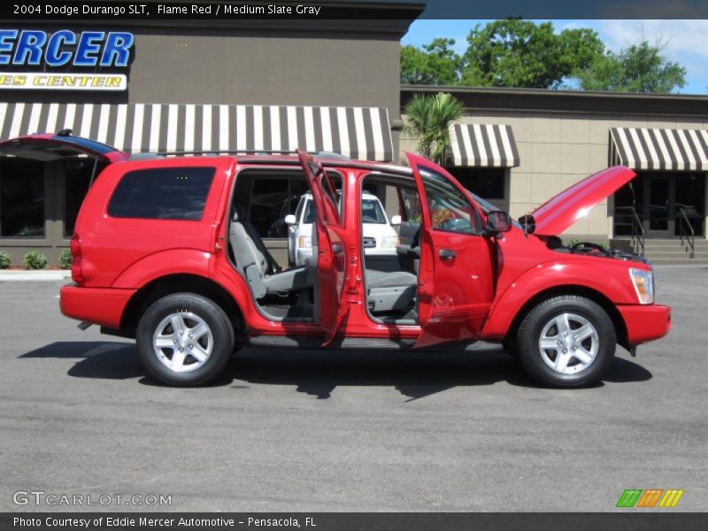 Flame Red / Medium Slate Gray 2004 Dodge Durango SLT