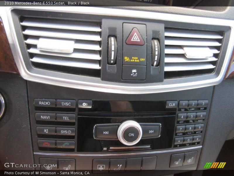 Black / Black 2010 Mercedes-Benz E 550 Sedan