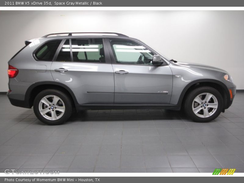 Space Gray Metallic / Black 2011 BMW X5 xDrive 35d