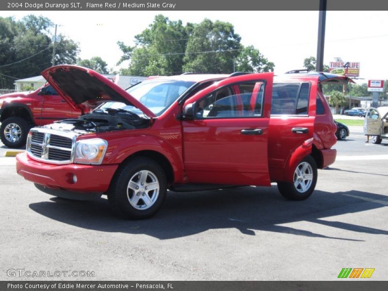 Flame Red / Medium Slate Gray 2004 Dodge Durango SLT