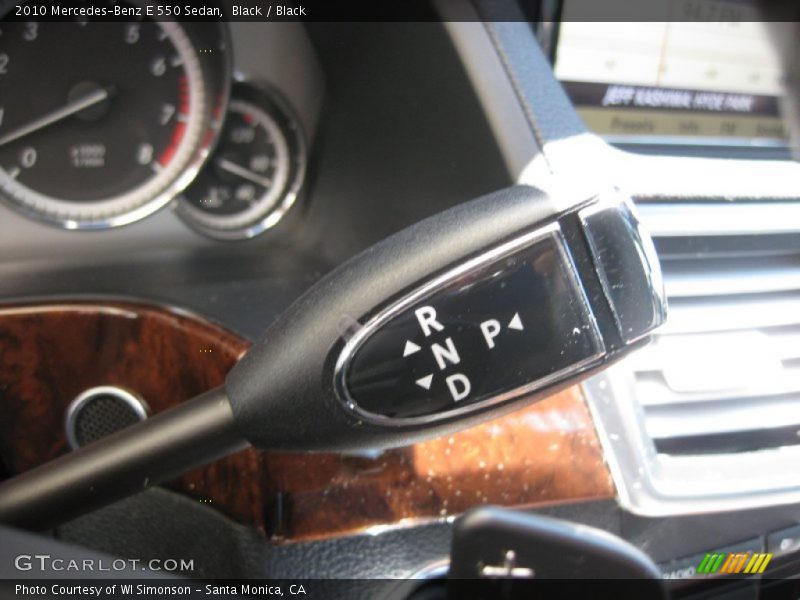 Black / Black 2010 Mercedes-Benz E 550 Sedan