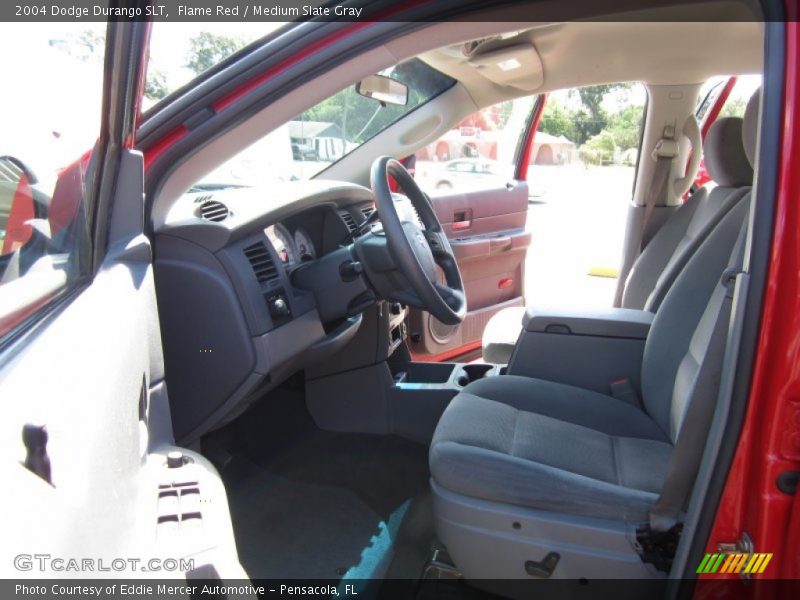 Flame Red / Medium Slate Gray 2004 Dodge Durango SLT