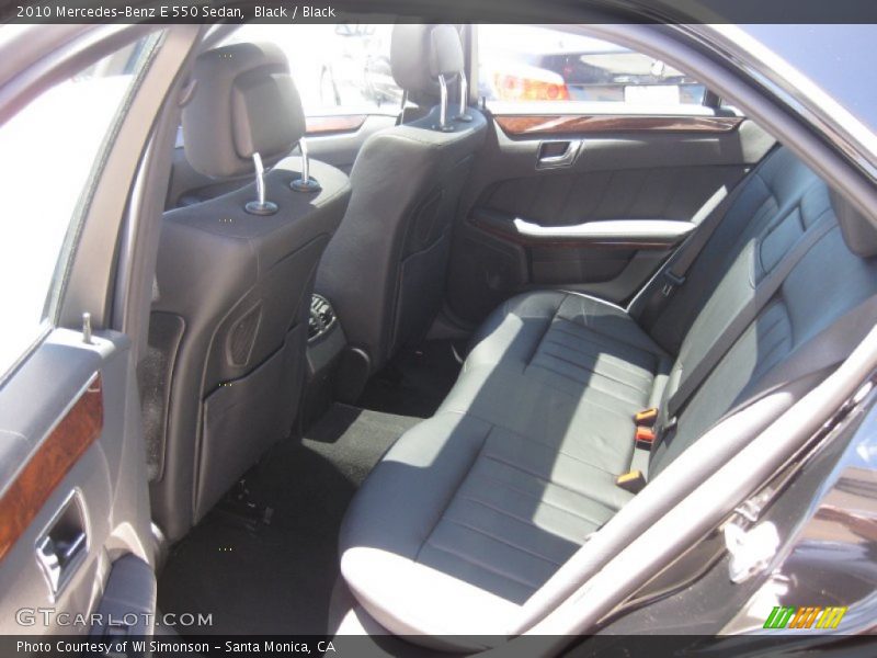 Black / Black 2010 Mercedes-Benz E 550 Sedan