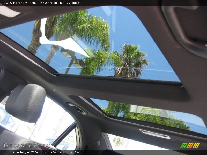 Black / Black 2010 Mercedes-Benz E 550 Sedan