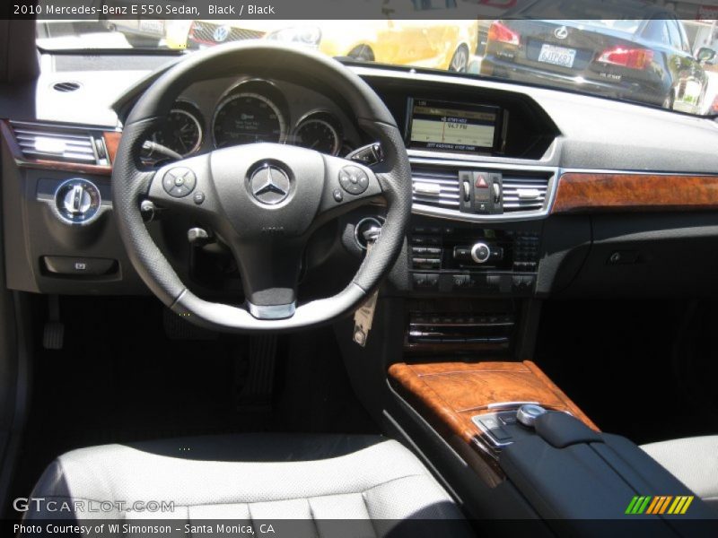 Black / Black 2010 Mercedes-Benz E 550 Sedan
