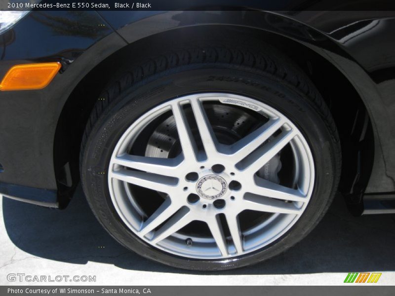 Black / Black 2010 Mercedes-Benz E 550 Sedan