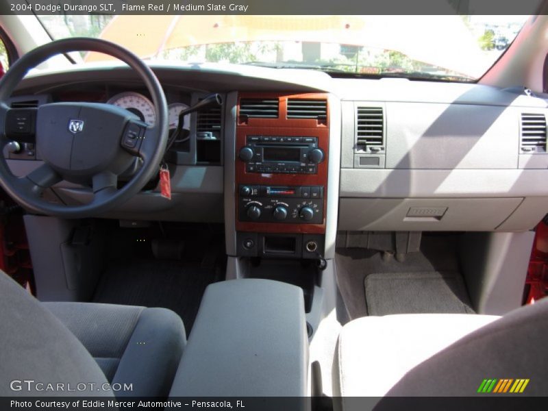 Flame Red / Medium Slate Gray 2004 Dodge Durango SLT