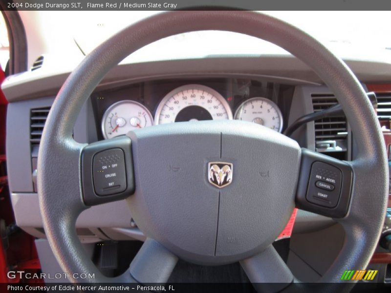 Flame Red / Medium Slate Gray 2004 Dodge Durango SLT