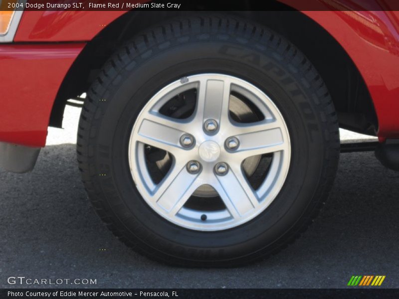 Flame Red / Medium Slate Gray 2004 Dodge Durango SLT