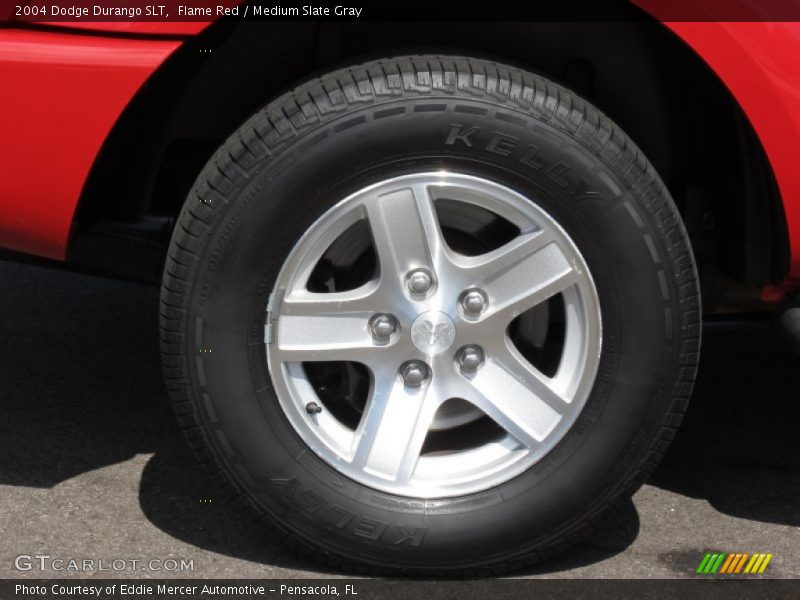 Flame Red / Medium Slate Gray 2004 Dodge Durango SLT