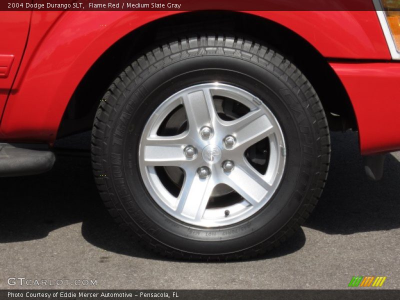 Flame Red / Medium Slate Gray 2004 Dodge Durango SLT