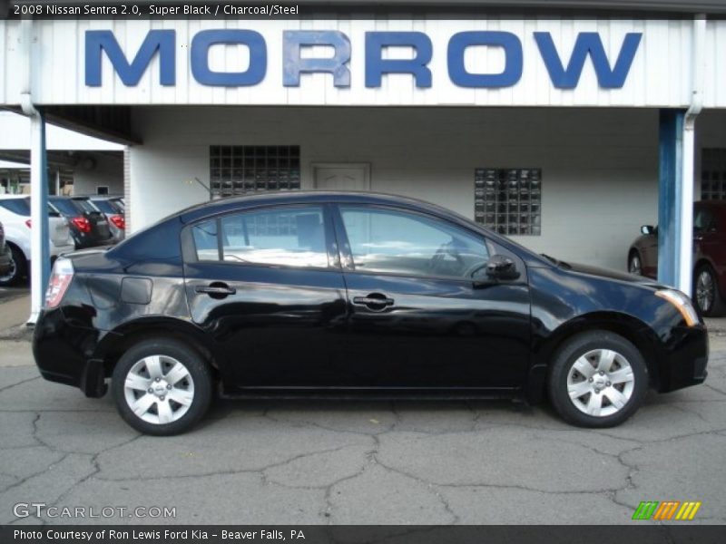 Super Black / Charcoal/Steel 2008 Nissan Sentra 2.0