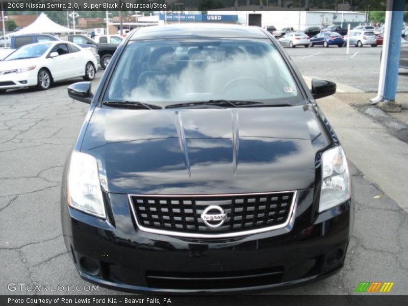 Super Black / Charcoal/Steel 2008 Nissan Sentra 2.0