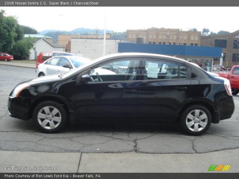 Super Black / Charcoal/Steel 2008 Nissan Sentra 2.0