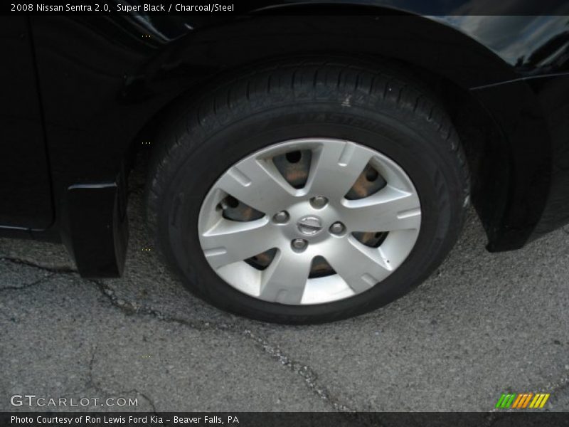 Super Black / Charcoal/Steel 2008 Nissan Sentra 2.0