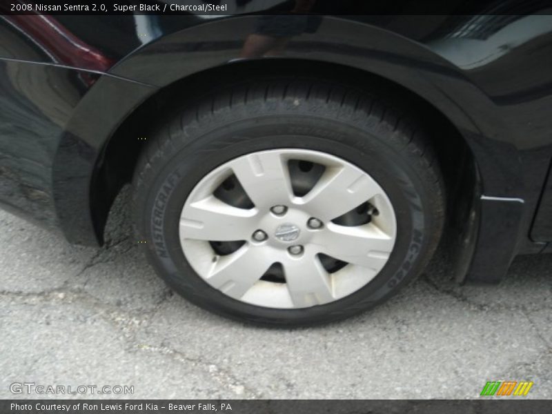 Super Black / Charcoal/Steel 2008 Nissan Sentra 2.0