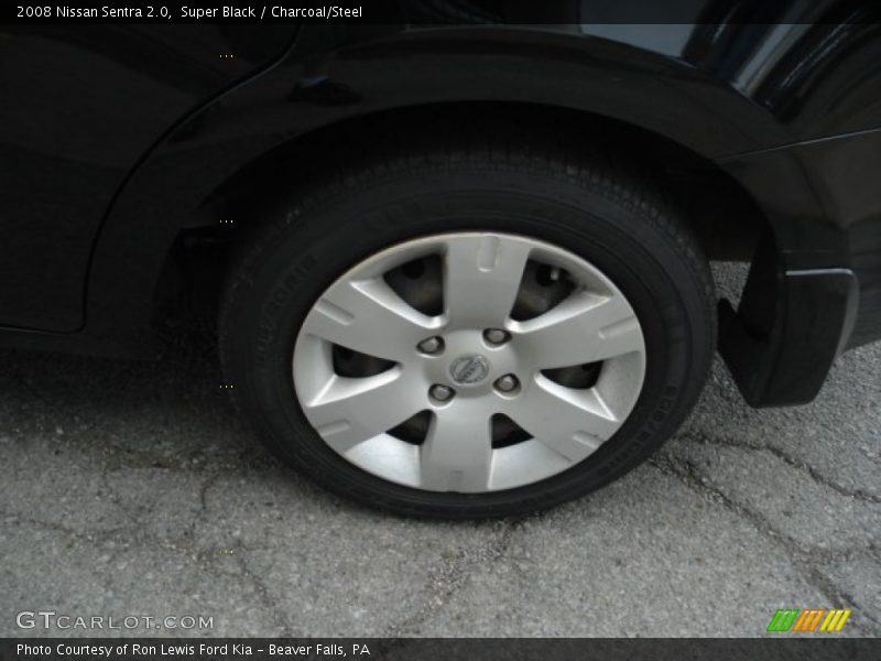 Super Black / Charcoal/Steel 2008 Nissan Sentra 2.0