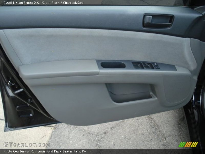 Super Black / Charcoal/Steel 2008 Nissan Sentra 2.0