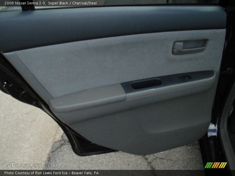 Super Black / Charcoal/Steel 2008 Nissan Sentra 2.0