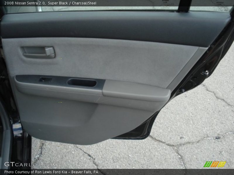 Super Black / Charcoal/Steel 2008 Nissan Sentra 2.0