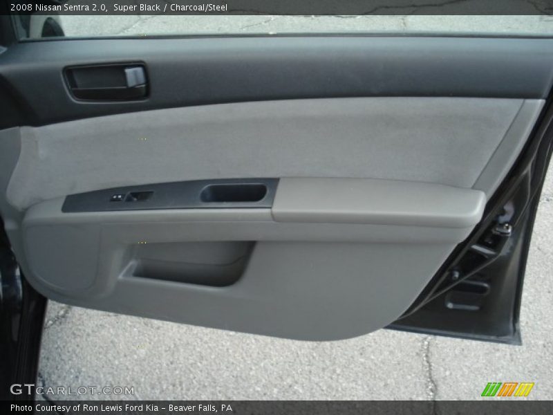 Super Black / Charcoal/Steel 2008 Nissan Sentra 2.0