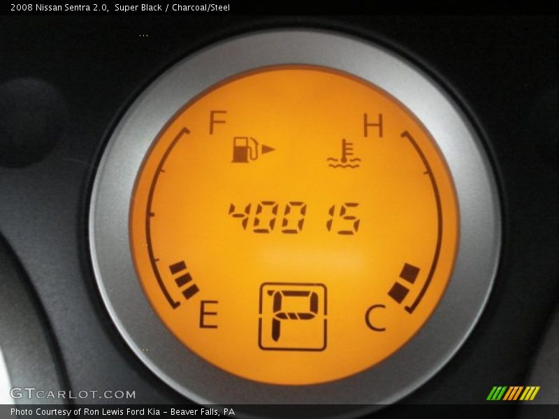 Super Black / Charcoal/Steel 2008 Nissan Sentra 2.0