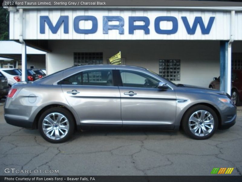 Sterling Grey / Charcoal Black 2012 Ford Taurus Limited