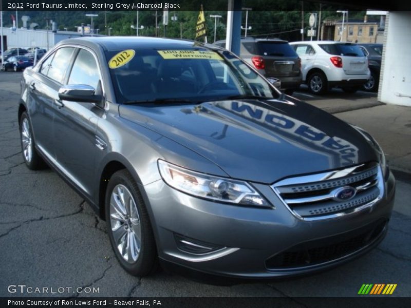 Sterling Grey / Charcoal Black 2012 Ford Taurus Limited