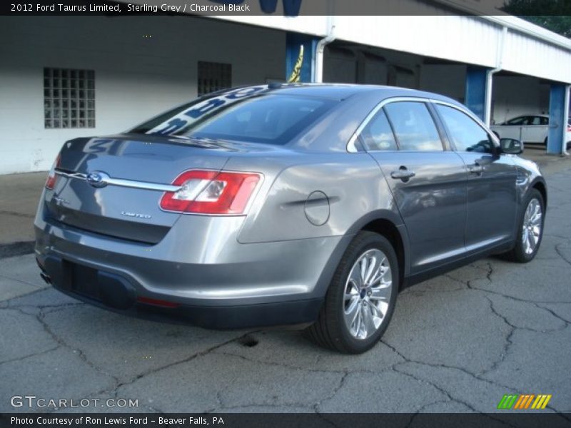 Sterling Grey / Charcoal Black 2012 Ford Taurus Limited