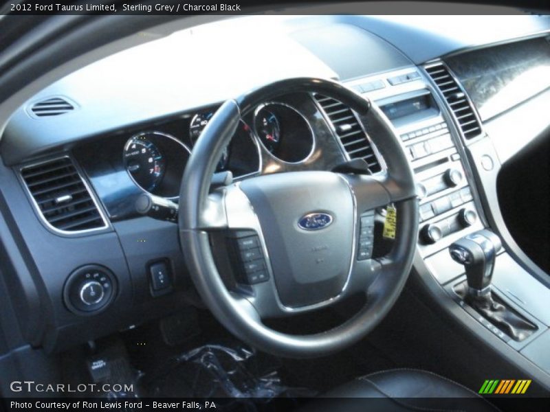 Sterling Grey / Charcoal Black 2012 Ford Taurus Limited